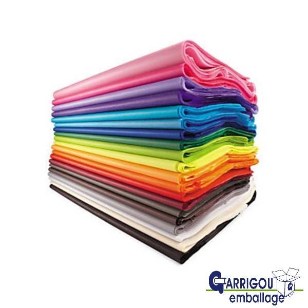 60 Feuilles De Papier De Soie De Doublure Coloré De 25 X 50 Cm