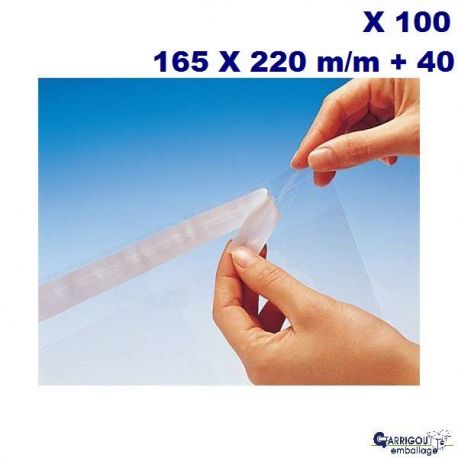 Sachet plastique cellophane transparent