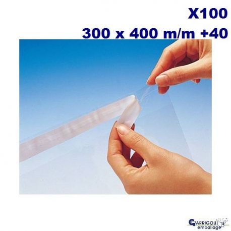 Sachet plastique cellophane transparent